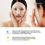 Dedox Bio-Collagen Real Deep Mask | Hydrating Overnight Hydrogel Mask for Pore Minimizing & Elasticity Boost - 45g (Pack of 1) | Korean Glass Skin