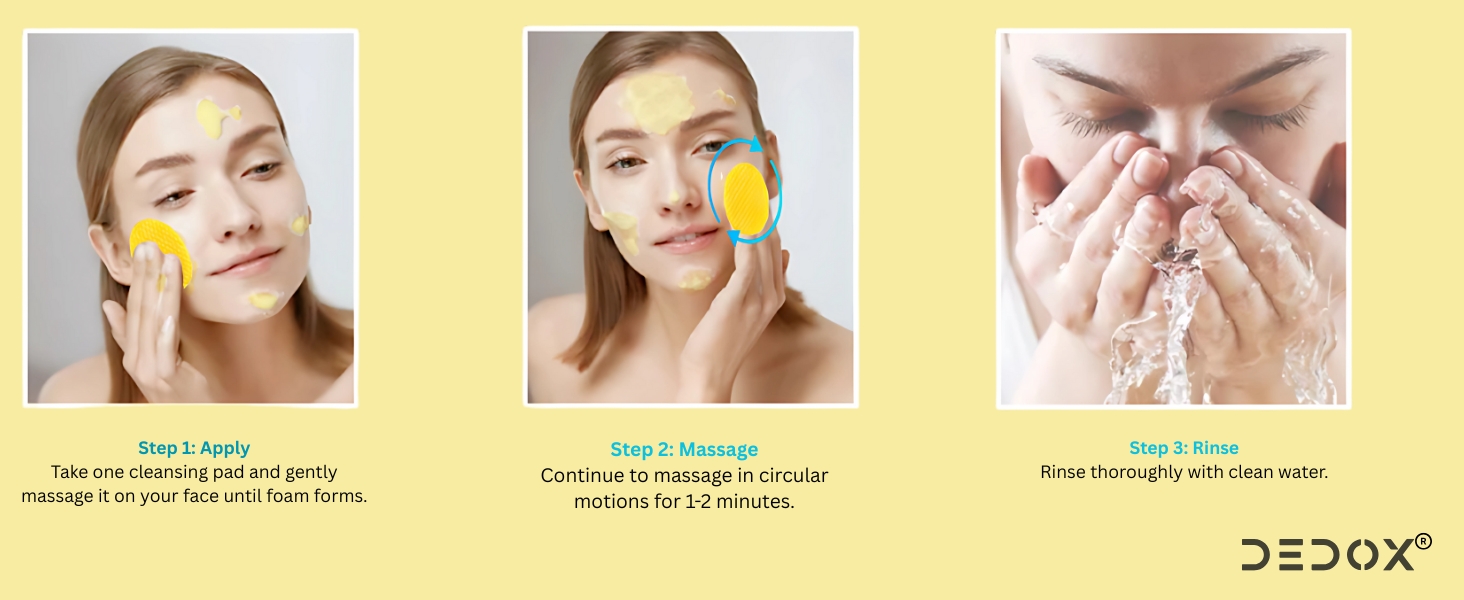 dedox kojic acid turmeric cleansing pads, dedox cleansing pads, dedox skincare, kojic acid toner pads, turmeric toner pads, exfoliating toner pads, korean skincare toner pads, brightening toner pads, dark spot toner pads, pigmentation toner pads, acne toner pads, vitamin c toner pads, chamomile toner pads, face exfoliating pads, glow toner pads, daily exfoliating pads, gentle exfoliating toner, acne prone skin toner pads, all skin types toner pads, korean exfoliating pads,DEDOX Kojic Acid & Turmeric Cleansing Pads | Exfoliating Face Toner Pads for Glowing Skin, Acne, Dark Spots & Pigmentation | Vitamin C + Chamomile | 60 Pcs | Korean Skincare | All Skin Types